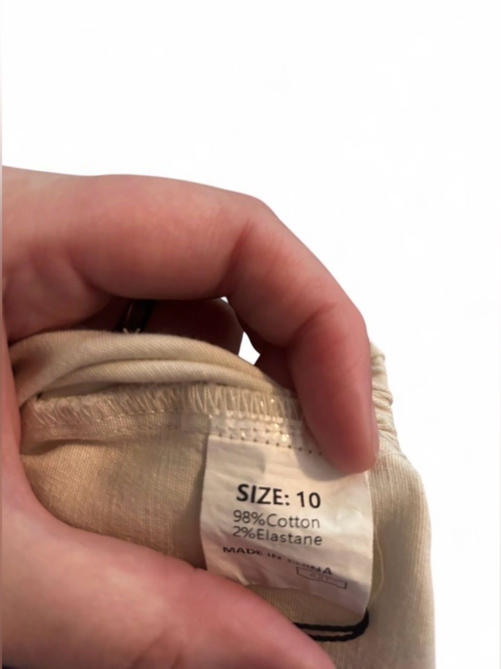 Boutique Beige Jogger Elastic Waist Lounge Pants - NWT - Picture 4 of 4